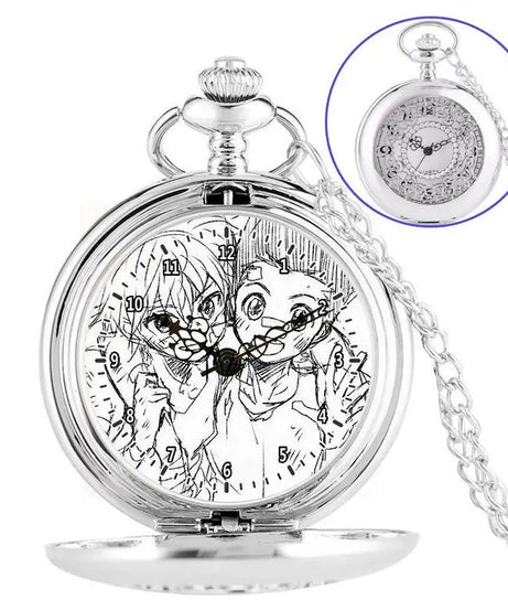 Anime two-dimensional full-time hunter pocket watch Killua Kura pickup Xiaojie personality necklace watch holiday gift