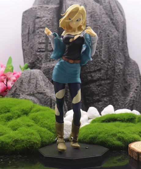 27cm Anime Dragon Ball Z Android 18 Figure Android PVC Action Figurine Collection Model Toys for Children Gifts