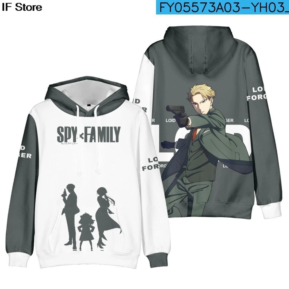 Spy x Family Yor Forger Graphic Hoodie – Unisex Y2K Oversized Pullover Sweatshirt 8