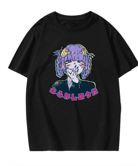 CALL OF THE NIGHT T-shirt Japan Anime Hot Sale ACG Fans Otaku Tshirt Korea Style Aesthetic Short-sleev Summer Tops Hipster Tees