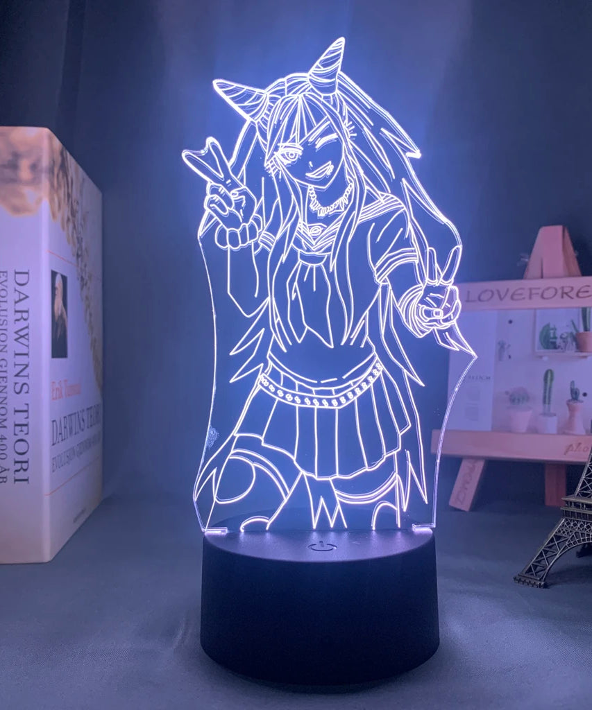 Anime Danganronpa V3 Nagito Komaeda Led Night Light Nagito Komaeda Game Figure Bedside Lamp for Bedroom Decor Kids Manga Gifts