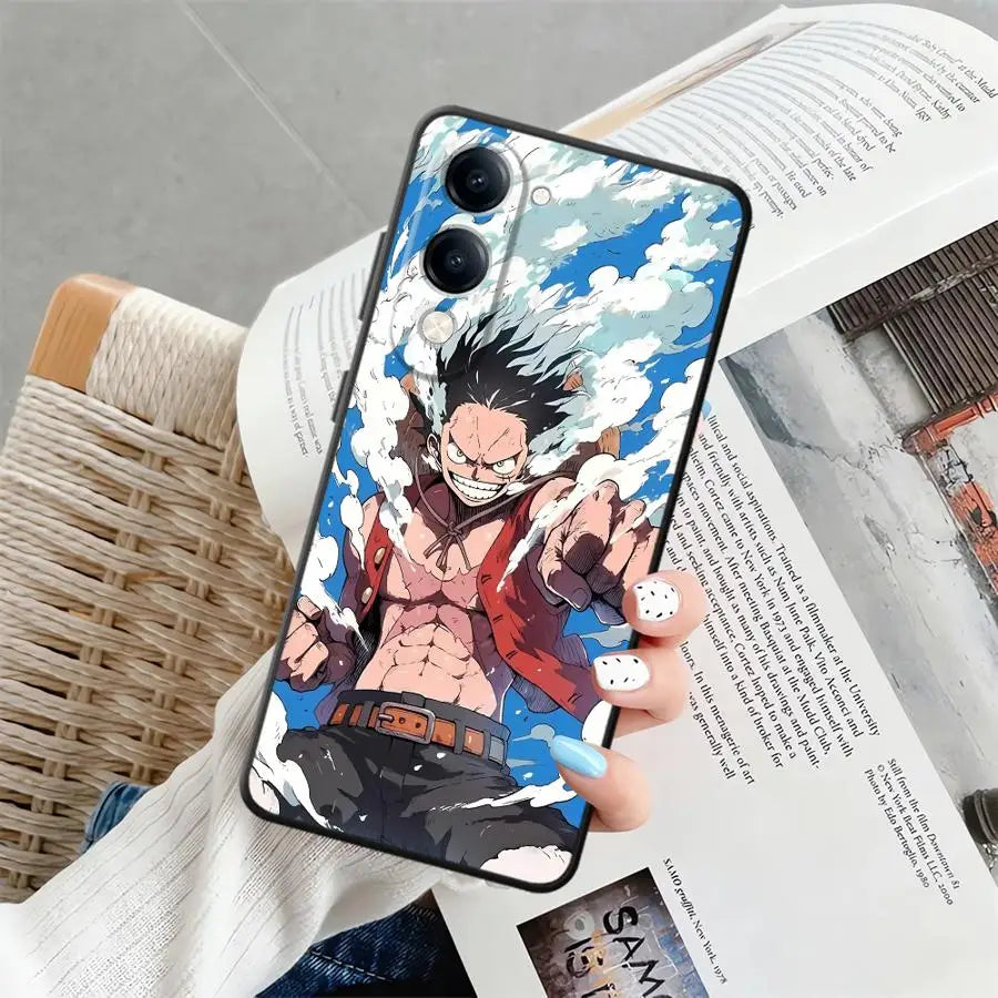 Case for Vivo Y30 Y33S Y35 Y31 Y36 Y12 Y15S Y02 Y11 Y20 Y21 Y19 Y27 Y16 Y17 Y22 Phone Cover Ones Pieces Luffy