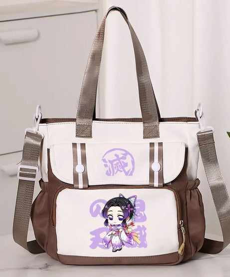 Anime Demon Slayer Kamado Tanjirou New Shoulderbag Men Women Crossbody Bags Student Fashion Large Capacity Handbag Holiday Gifts