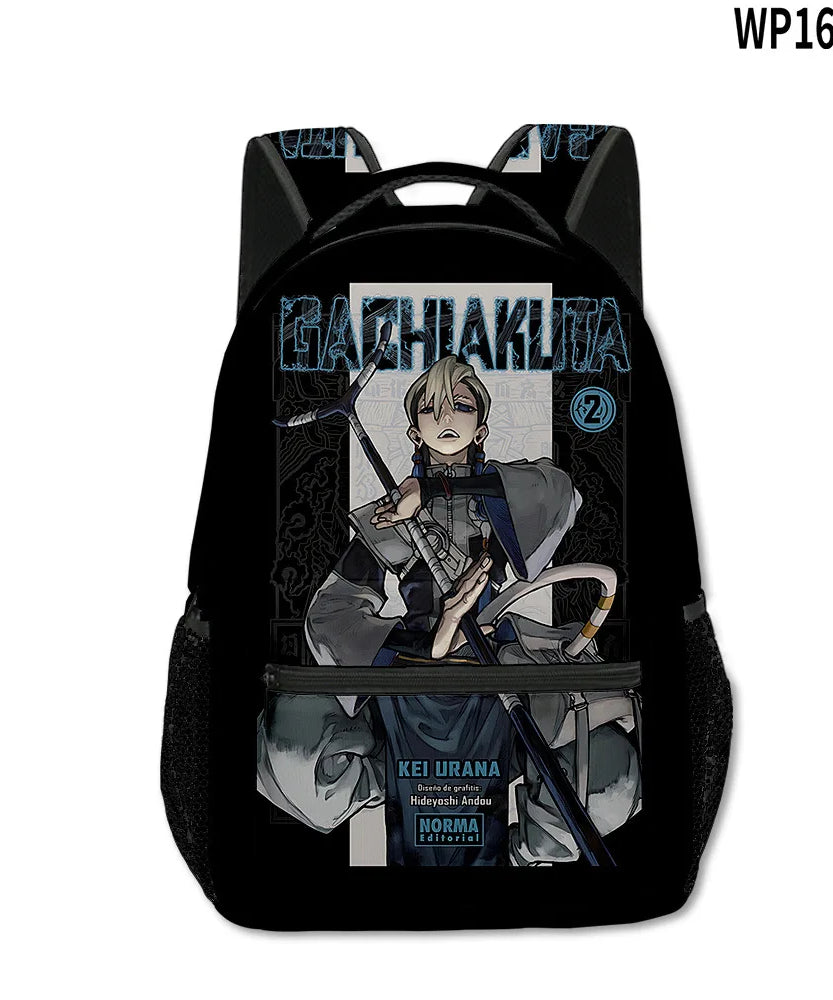 Trendy Popular Novelty Gachiakuta student Bookbag Notebook Backpacks 3D Print Oxford Waterproof Boys/Girls Travel Backpacks