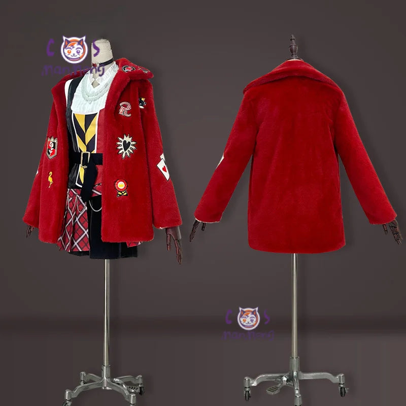 Twisted-Wonderland Anime Riddle Cosplay Costume Halloween Carnival Fashion Uniform Accessories Prop Jacket Men Women Riddle Set