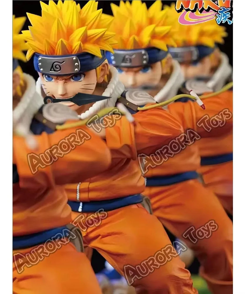 5.9in/15cm Anime Uzumaki Naruto Figure Kage Bunshin no Jutsu PVC PVC Action Figures Collection Model