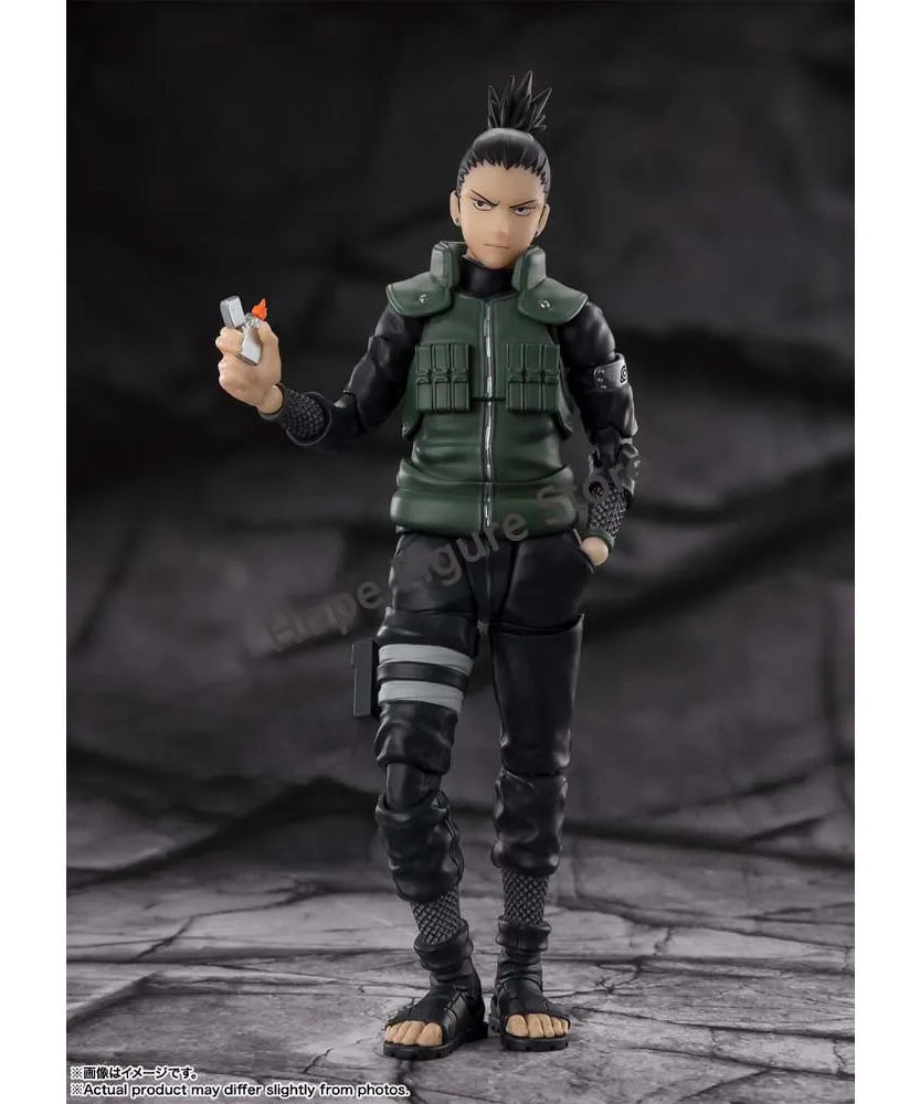 BANDAI SHFiguarts Shikamaru Nara Action Figure – Naruto Shippuden Official Collectible
