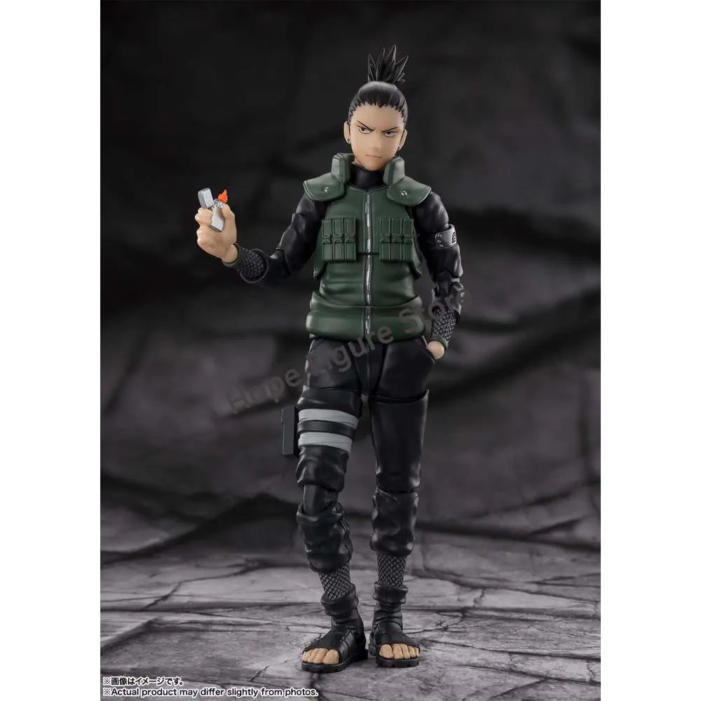 BANDAI SHFiguarts Shikamaru Nara Action Figure – Naruto Shippuden Official Collectible