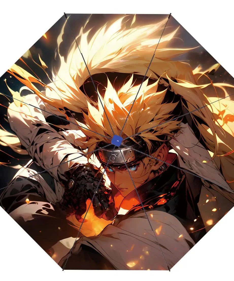 Naruto Umbrella Anime Personality Creative Fashion Sunscreen Student Fully Automatic Folding Umbrella Birthday Gift