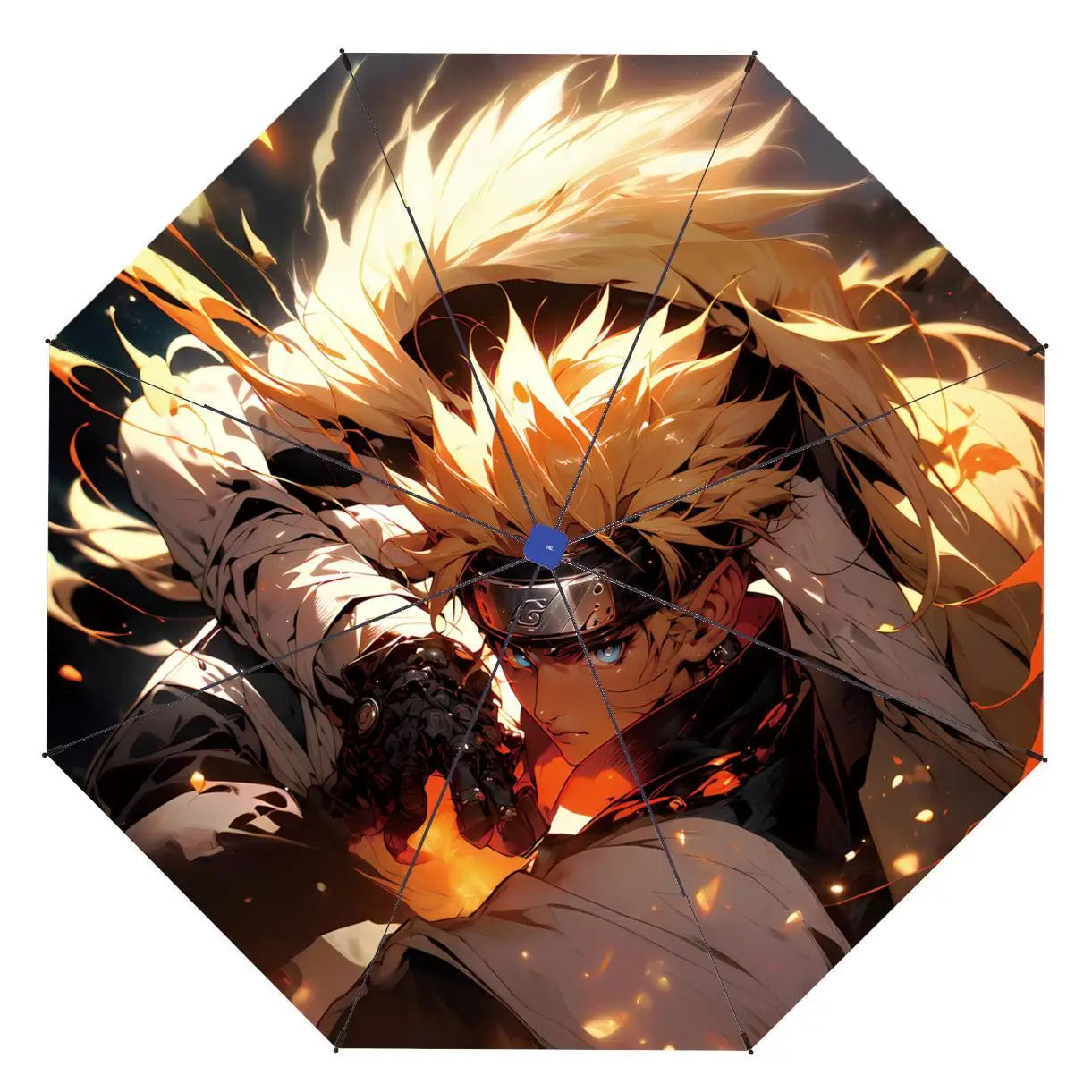 Naruto Umbrella Anime Personality Creative Fashion Sunscreen Student Fully Automatic Folding Umbrella Birthday Gift
