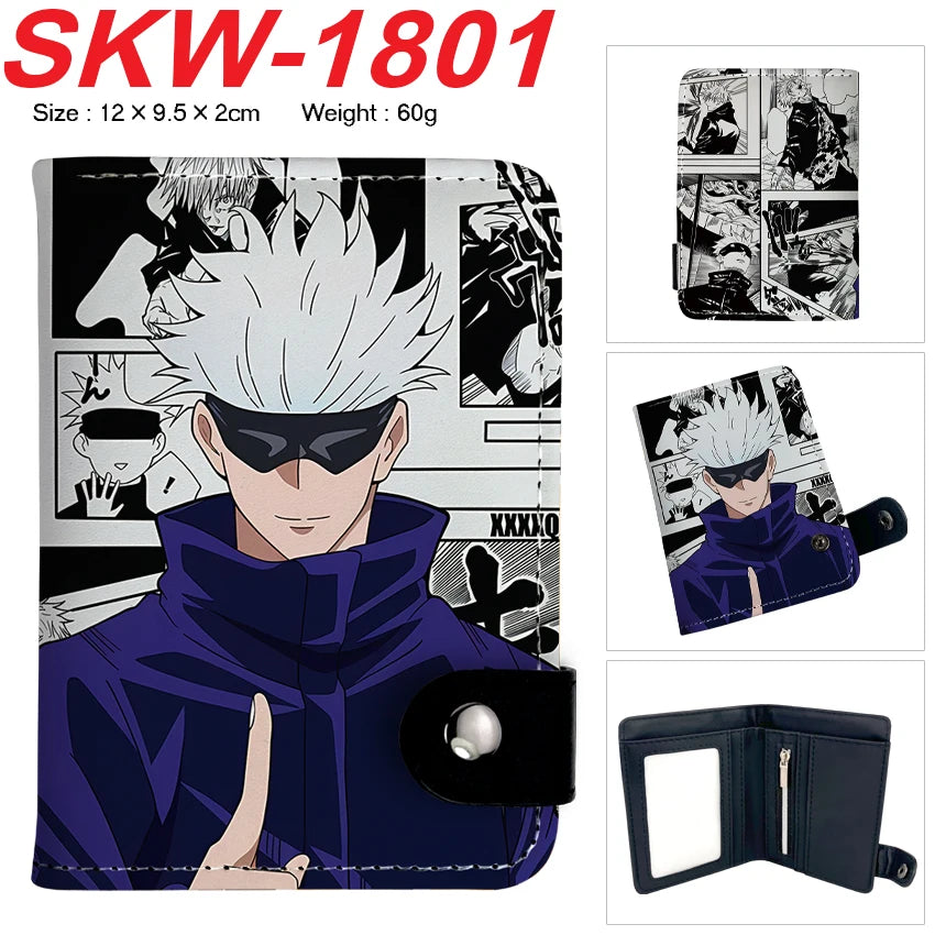 Cool Anime Jujutsu Kaisen  Wallet Comics HASP Short Purse for Boys