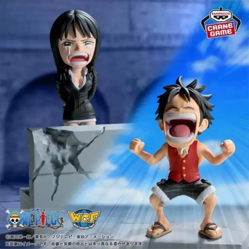 WCF Vol.17 ONE PIECE Nico Robin Luffy Enies Lobby PVC Anime Figure Model Toy Gift Desktop Ornament
