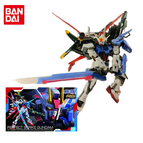 Bandai Gundam Model Kit Anime Figure RG 1/144 Injection Gloss Metallic Perfect Strike