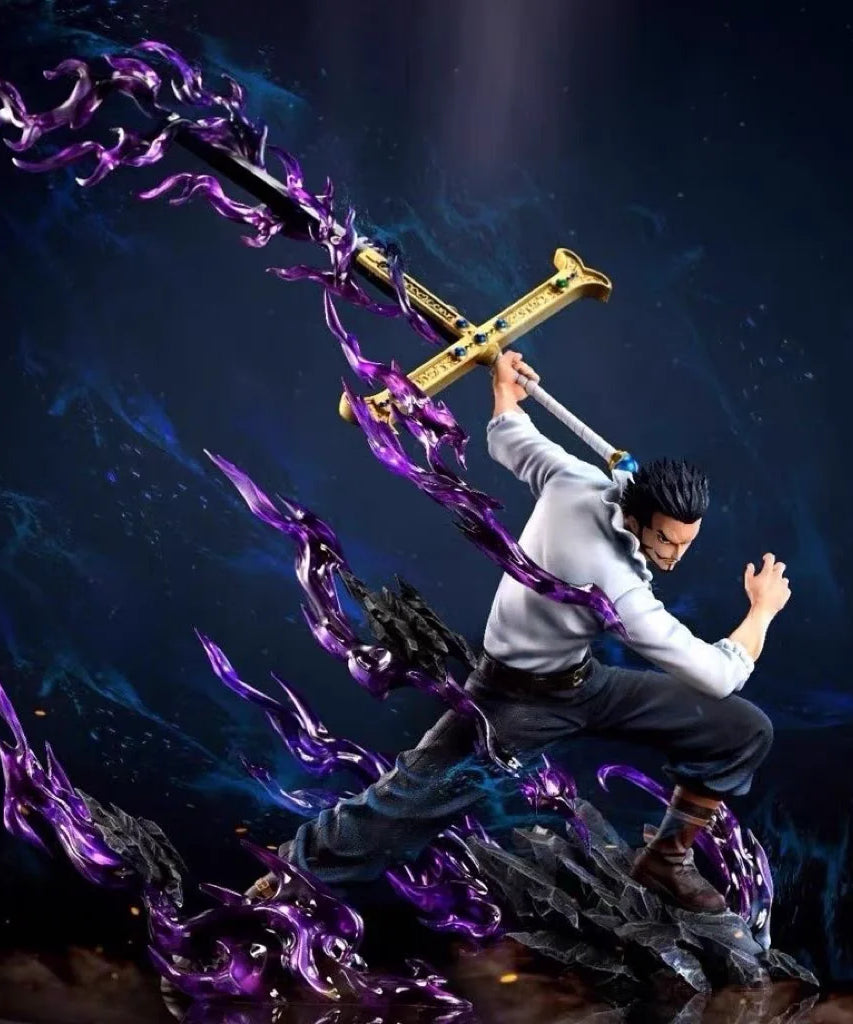 23cm One Piece Dracule Mihawk Figures Mi Hawk Anime Figure Action Figure Pvc Model Statue Collection Decoration Toys Gift Doll