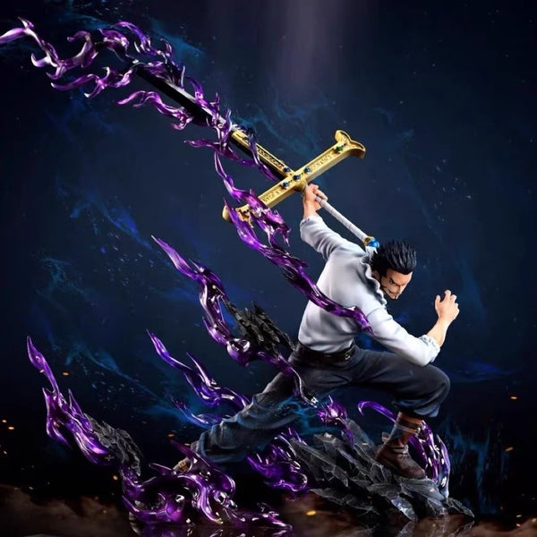One Piece Dracule Mihawk PVC Action Figure — 23cm Statue