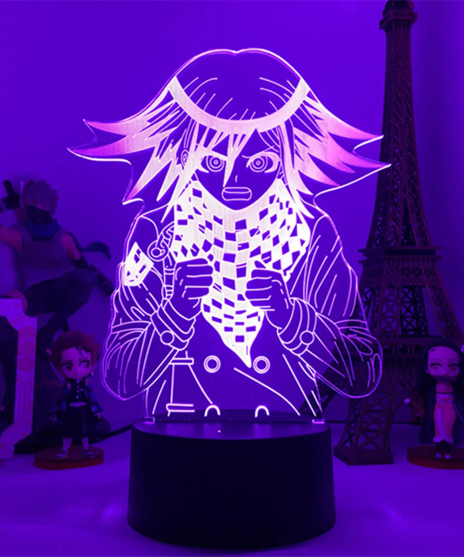 Anime Danganronpa V3 Nagito Komaeda Led Night Light Nagito Komaeda Game Figure Bedside Lamp for Bedroom Decor Kids Manga Gifts