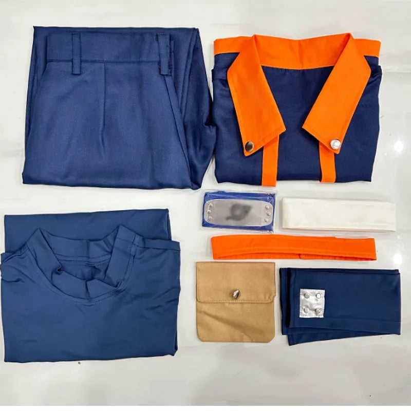 Anime Naruto The Last Ninja Suit Cosplay Costume – Obito & Kakashi Uniform Full Set 3