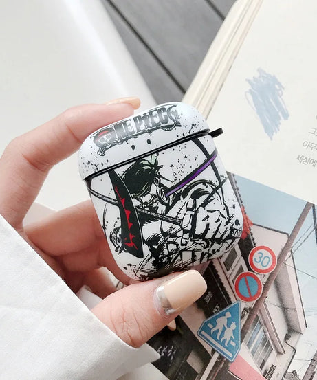 Anime One Piece Bluetooth Earphone Case For Apple AirPods 1 2 3 Pro Headphone Headset Wireless Protection Cover Funda