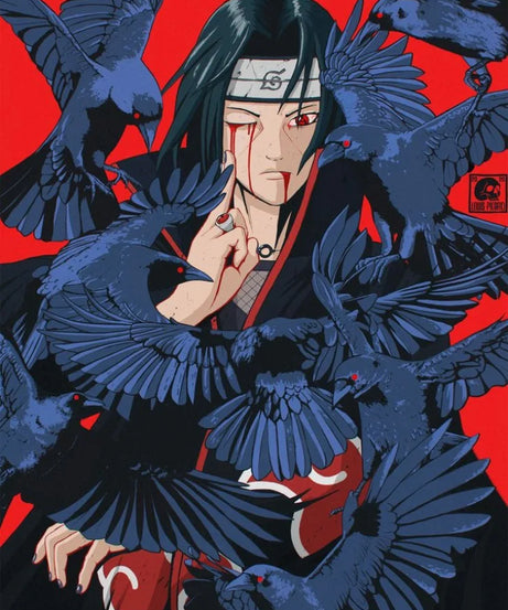 Uchiha Itachi New Diamond Painting Mosaic Naruto Cartoon Art Cross Stitch Embroidery Rhinestones Home Decor Children's Gift