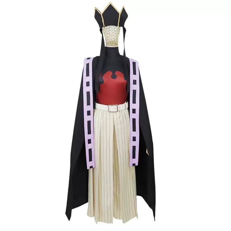 Anime Demon Slayer Doma Douma Cosplay Costume – Uniform & Wig Set 3