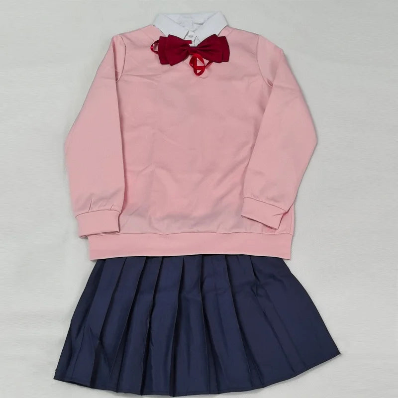 Dandadan Momo Ayase Cosplay Costume — School Uniform & Accessories 4