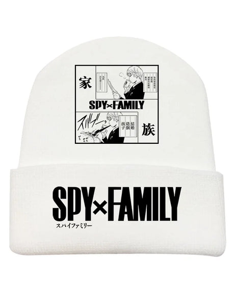 New Spy×Family Peripherals for Men and Women New Personalized Creative Letter Printing Soft, Comfortable and Warm Knitted Hats
