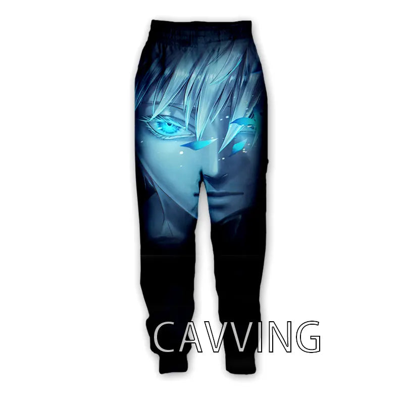 New Fashion 3D Print Anime Jujutsu Kaisen Casual Pant Sport Sweatpants Straight Pants Jogging Pants Trousers for Women/Men