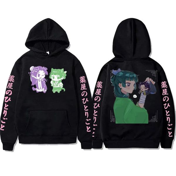 The Apothecary Diaries Maomao Graphic Hoodie Kawaii Oversized Sweatshirt