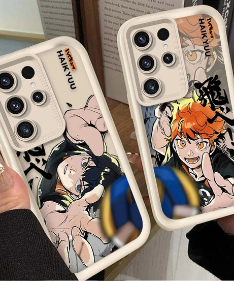 Anime Haikyuu Shoyo Hinata Case For Samsung Galaxy S24 S25 S23 Ultra S22 S21 Plus FE A36 A56 A26 A16 A06 A15 A25 A35 A55 5G Etui