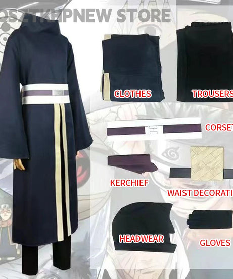 Uchiha Obito Anime Cosplay Costumes Halloween Costumes For Women Men Japanese Robe Kimono Performance Festival