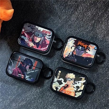 Anime Naruto Jiraiya Payne Itachi Apple Airpods pro2 protective cover 2/3 generation wireless Bluetooth headset shell for men