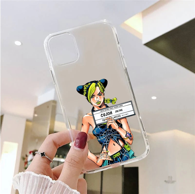 JoJo's Bizarre Adventure JoJo Anime Phone Cover For iPhone 11 12 13 14 15 16 17 Pro Max 16 15 14 Plus 17AIR Soft Silicone Case