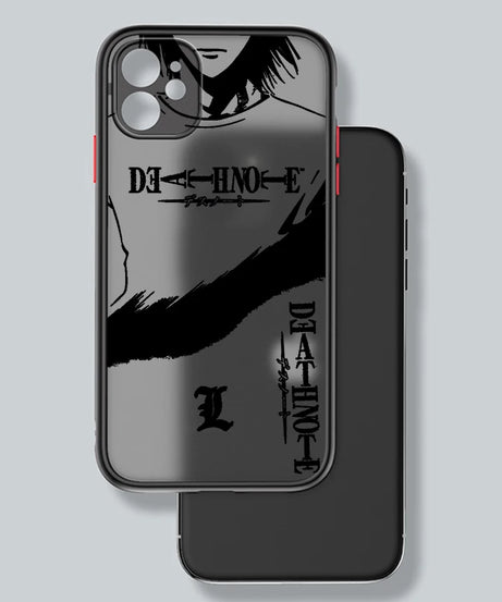 Death Note Cool Art Anime Frosted Translucent For Apple iPhone 16 15 14 13 12 11 XS XR X Pro Max Plus Mini Matte Phone Case