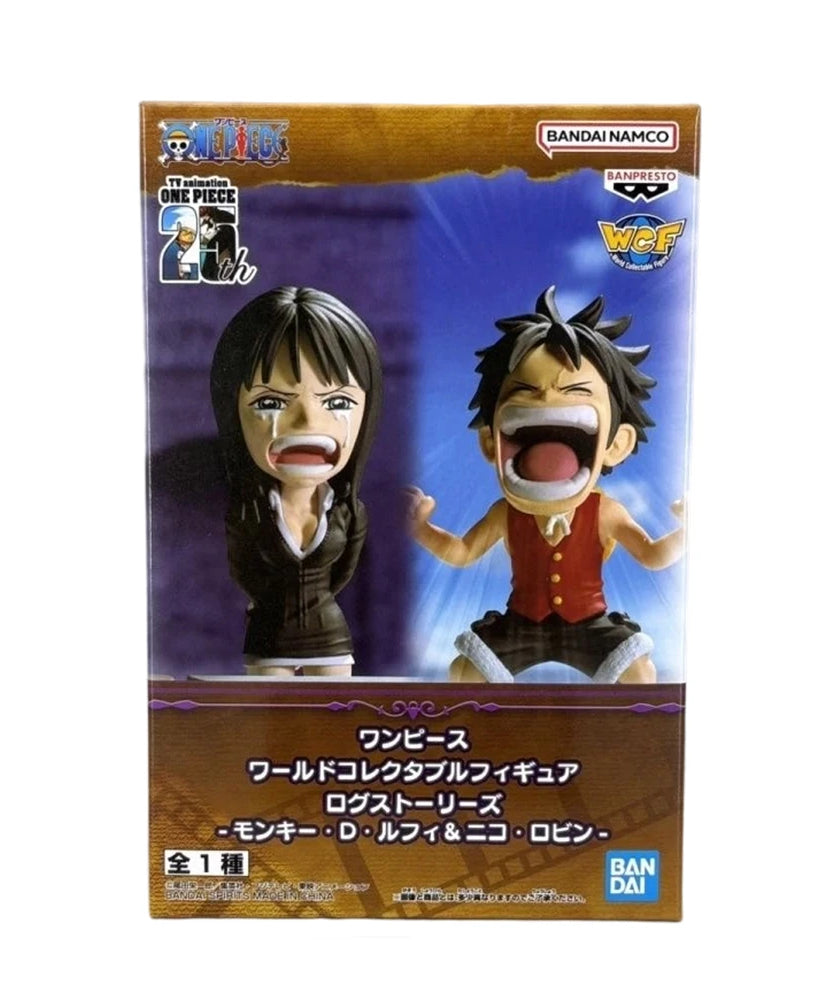 WCF Vol.17 ONE PIECE Nico Robin Luffy Enies Lobby PVC Anime Figure Model Toy Gift Desktop Ornament