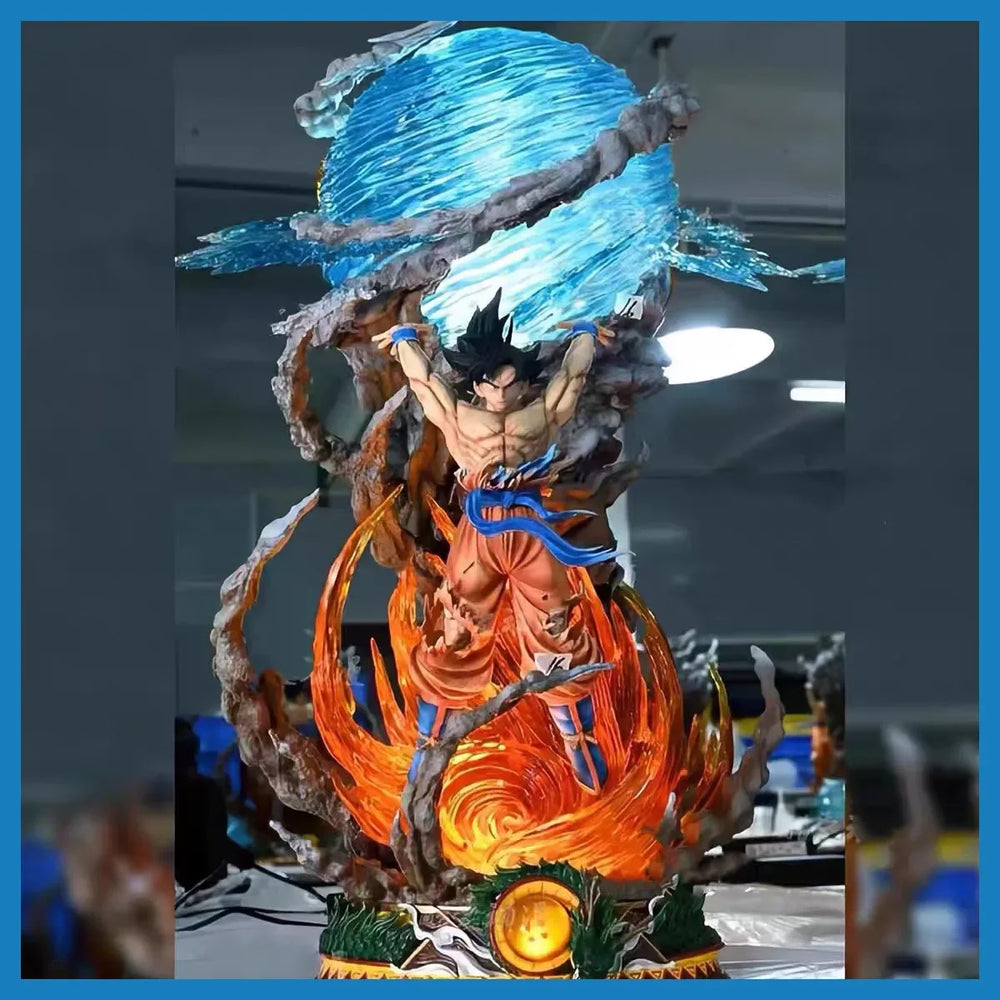 Dragon Ball Goku (Spirit Bomb) PVC Action Figure — 25cm Statue 2