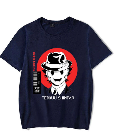 New Anime High-Rise Invasion Printed T-Shirts Women Men Short Sleeve Funny Round Neck Tee Shirt Casual Summer Tops