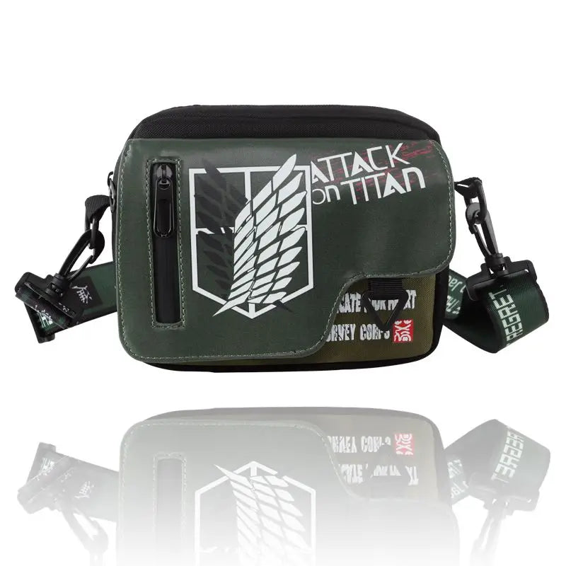 One Piece Anime Shoulder Crossbody Bag Ghost Slayer Blade You Bean Free Wings Naruto Oxford Cloth Casual Bag