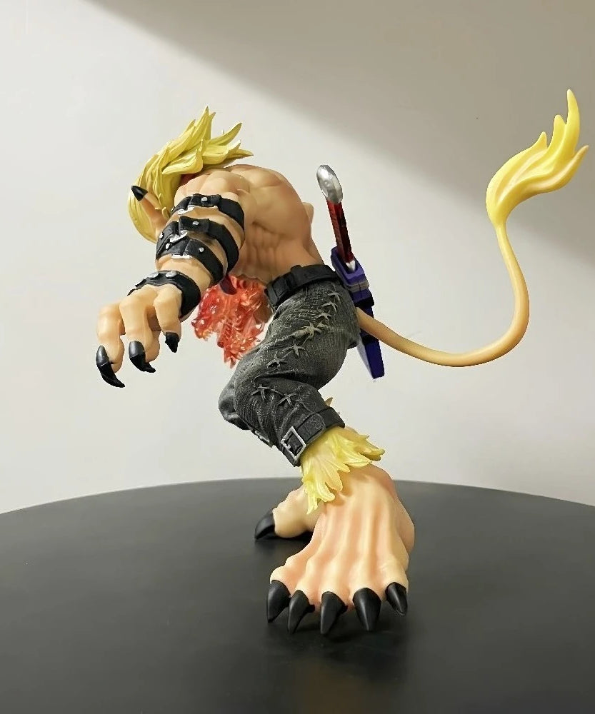 21cm/8.27in Anime Digimon Adventure Figure Leomon Action Figures Pvc Statue Desktop Ornamen Collection Model Toys Gifts