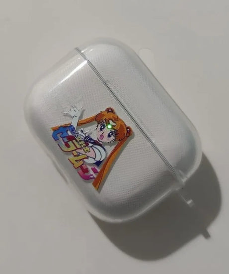 Anime Sailor Moon Transparent Case for Airpods 1 2 Pro Shockproof Silicon Headphone Earphone Cover for AirPods 3 Pro2 Shell Gift