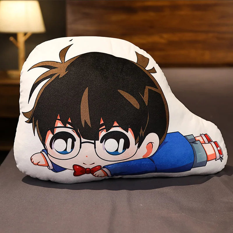 35cm Detective Conan, Kudo Shinichi, Mouri Ran, Kid The Phantom Thief Keychain Pendant, Anime Pillow Related Peripheral Products