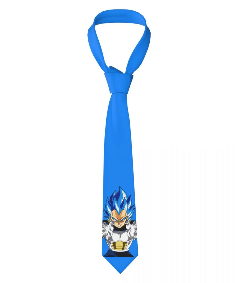 Vegeta Royal Saiyan Symbol Necktie – Dragon Ball Z Slim 8cm Unisex Tie