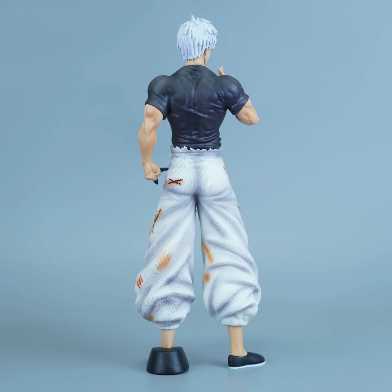 23cm Jujutsu Kaisen Satoru Gojo Action Figure Exquisite Three Head Statue PVC Anime Collectible Model Toy Desktop Ornament Gift