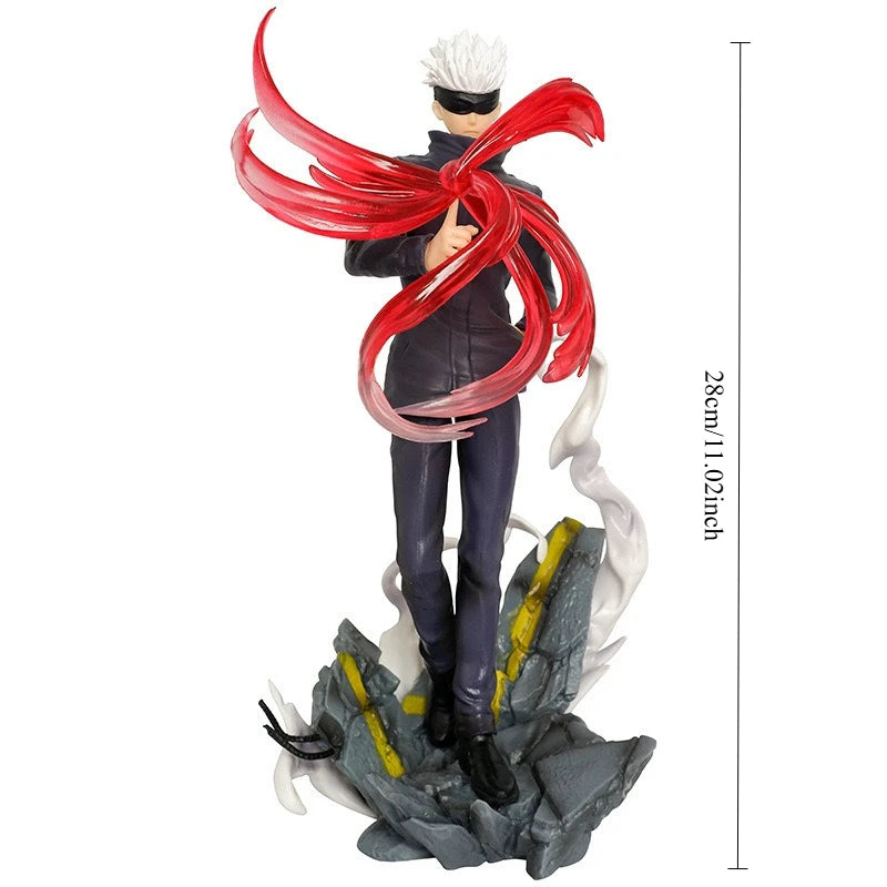 Pop Anime Jujutsu Kaisen Gojo Satoru Toy Action Figure Gift Hand-made PVC Model Statue Collection Desktop Ornaments