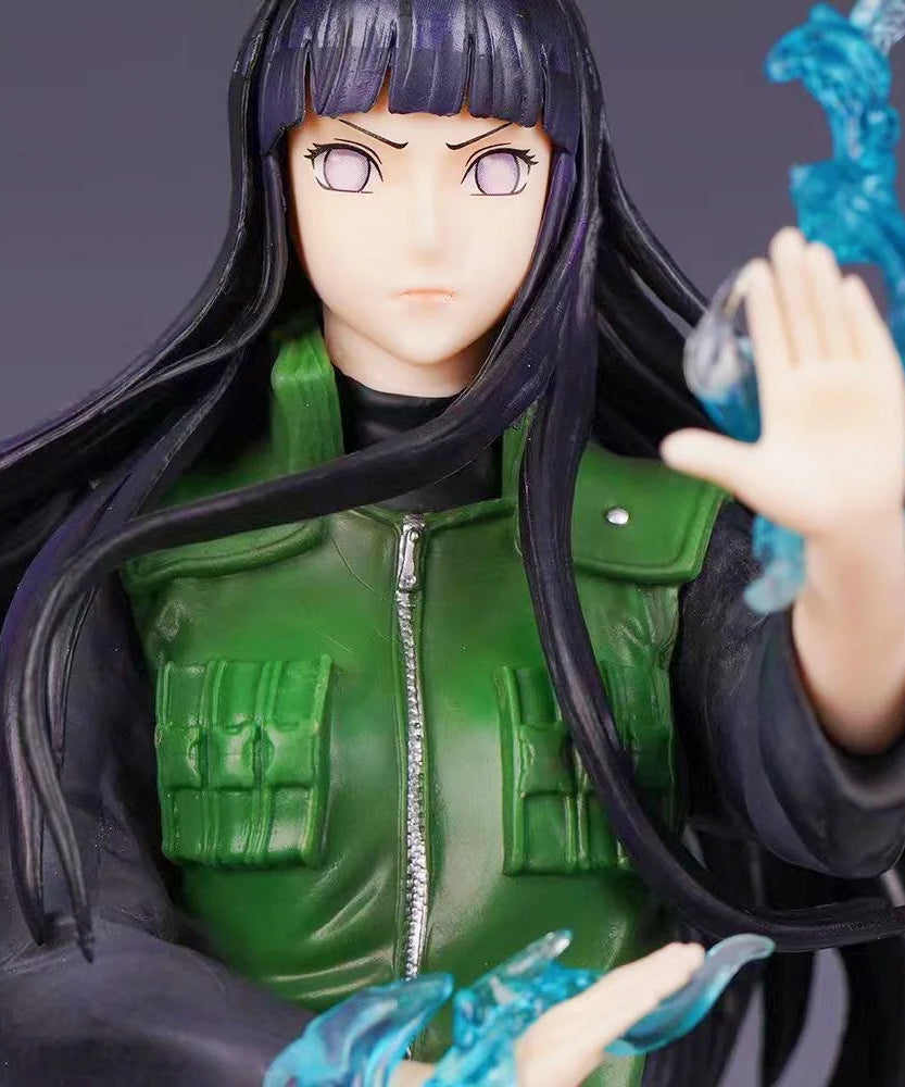 34cm/13.39in Anime NARUTO Figure Hyuga Hinata Action Figures Pvc Statue Desktop Ornamen Collection Model Toys Gifts