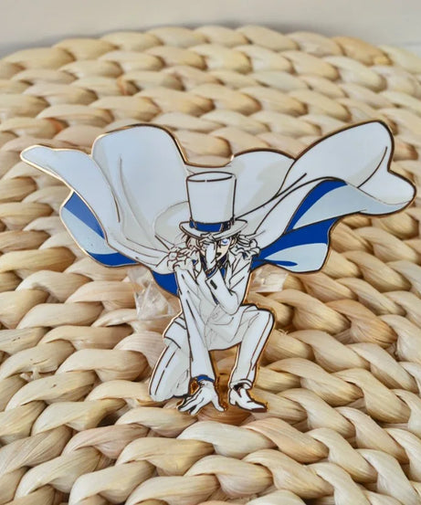 Conan Kuroba Kaito Enamel Pins Anime Metal Brooches Lapel Badges Backpack Decoration Hat Jewelry Badges Accessories for Boy Girl