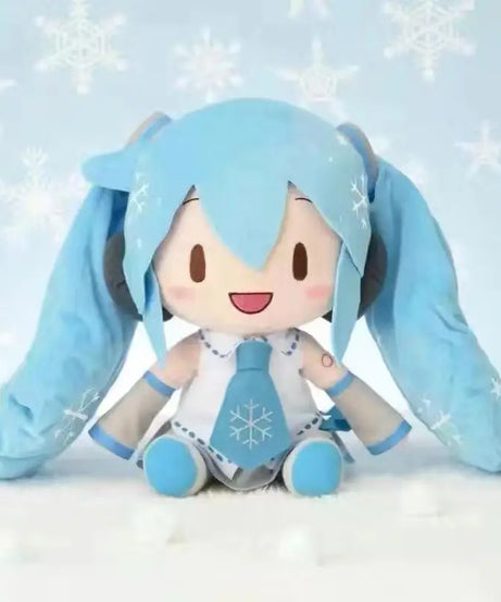 32Cm Kawaii Hatsune Miku Plush Doll Anime New Bow Miku Preciality Plush Pillow Sofa Ornaments Room Decoration Birthday Present