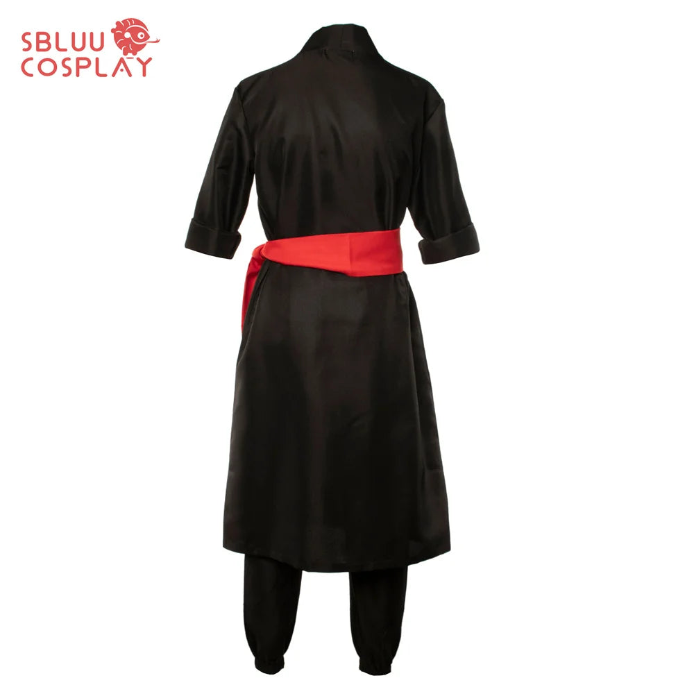 One Piece Roronoa Zoro Black Kimono Cosplay Costume – Full Set Outfit 3