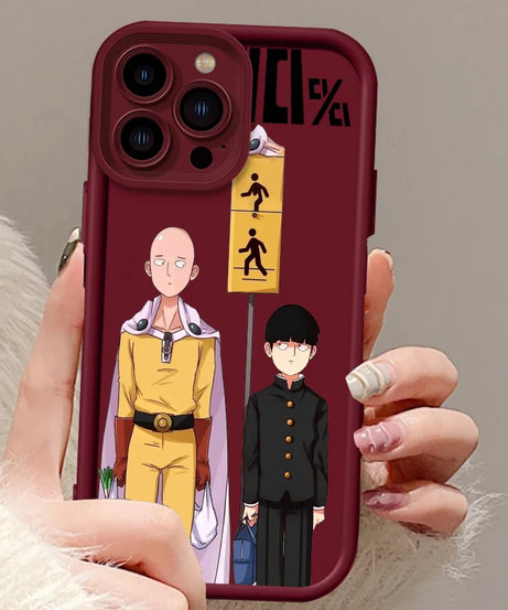 Mob Psycho 100 Anime Art Eye Ladder For Apple iPhone 15 14 13 12 11 XS XR X Pro Max Plus Funda Phone Case