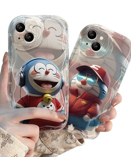 Doraemon Wave Soft Case – Samsung Galaxy A Series (A14, A34, A23, A13, M14 & More)