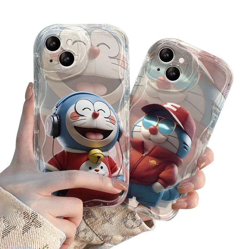 Doraemon Wave Soft Case – Samsung Galaxy A Series (A14, A34, A23, A13, M14 & More)